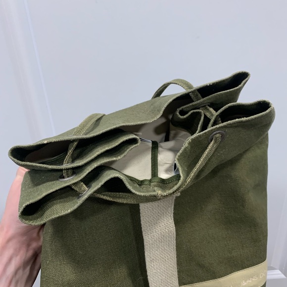 J&ANS Dolce & Gabbana Army Green Duffel Bag Drawstring Travel Bag Oversized Rare - Picture 16 of 16